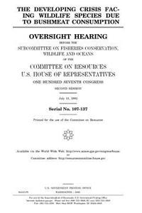 The developing crisis facing wildlife species due to bushmeat consumption