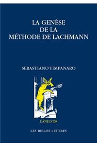La Genese de la Methode de Lachmann