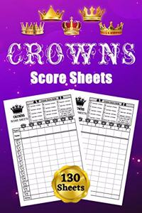 Crowns Score Sheets