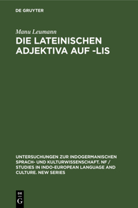 Die Lateinischen Adjektiva Auf -Lis