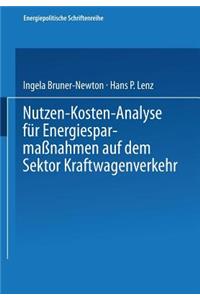 Nutzen-Kosten-Analyse Für Energiesparmaßnahmen Auf Dem Sektor Kraftwagenverkehr