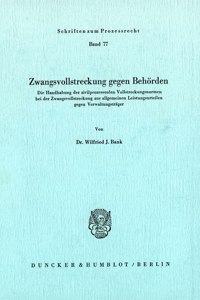 Zwangsvollstreckung Gegen Behorden