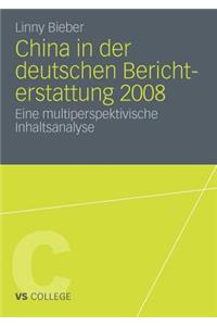 China in der deutschen Berichterstattung 2008