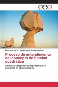 Proceso de entendimiento del concepto de función cuadrática