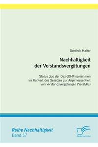 Nachhaltigkeit der Vorstandsvergütungen