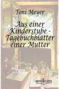 Aus einer Kinderstube - Tagebuchblätter einer Mutter