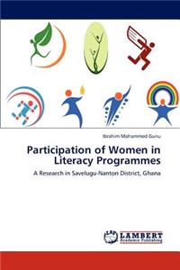 Participation of Women in Literacy Programmes