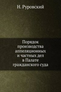 Poryadok proizvodstva appellyatsionnyh i chastnyh del v Palate grazhdanskogo suda