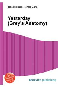 Yesterday (Grey's Anatomy)