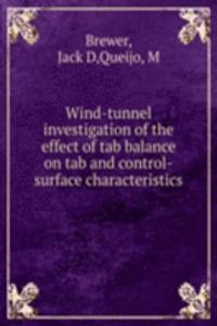Wind-tunnel investigation of the effect of tab balance on tab and control-surface characteristics