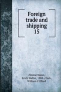 Foreign trade and shipping