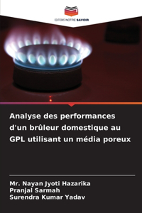 Analyse des performances d'un brûleur domestique au GPL utilisant un média poreux