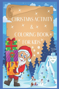 Christmas Activity & Coloring Book for Kids