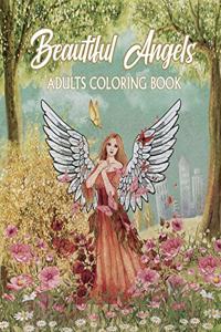Beautiful Angels Adult Coloring Book