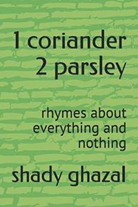 1 coriander 2 parsley