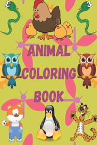 Animal coloring book