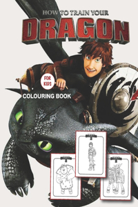 How to Train Your Dragon colouring book