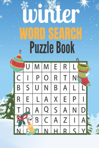 Winter Word Search Puzzle Book