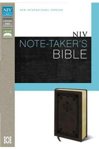 NIV, Note-Taker's Bible, Imitation Leather, Brown