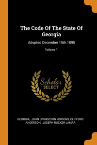 The Code Of The State Of Georgia