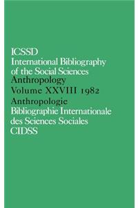 Ibss: Anthropology: 1982 Vol 28