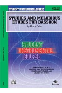 Student Instrumental Course Studies and Melodious Etudes for Bassoon