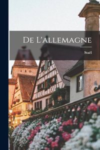 De L'allemagne