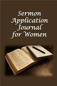 Sermon Application Journal