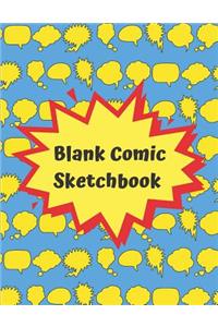 Blank Comic Sketchbook