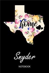 Home - Snyder - Notebook