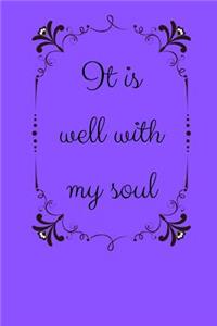 It is well with my soul