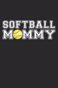 Mom Softball Notebook - Softball Mommy - Softball Training Journal - Gift for Softball Player - Softball Diary