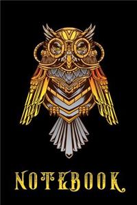Steampunk Owl Notebook