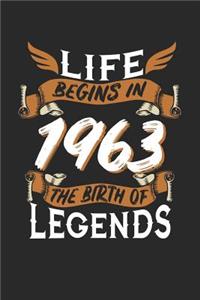 Life Begins in 1963 the Birth of Legends