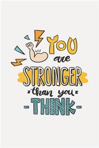 YOU are STRONGER than you THINK