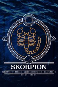 Skorpion Notizbuch