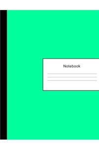 Notebook: 600 Page College Ruled Lined Notebook, Writing Pad & Practice Journal - Teal Cover - For Assignments, Taking Class Notes, Homework, Studying & as an