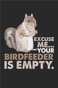 Excuse Me Your Birdfeeder Is Empty