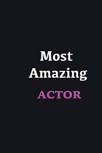 Most Amazing Actor