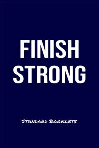 Finish Strong Standard Booklets
