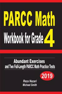 PARCC Math Workbook for Grade 4