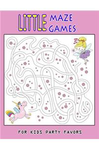 Little Maze Games for Kids Party Favors