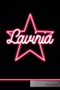 Lavinia Punktraster Notizbuch Pink Star