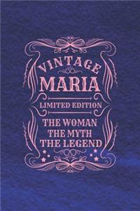 Vintage Maria Limited Edition the Woman the Myth the Legend