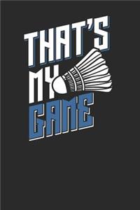 That's My Game