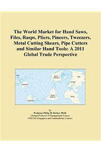 The World Market for Hand Saws, Files, Rasps, Pliers, Pincers, Tweezers, Metal Cutting Shears, Pipe Cutters and Similar Hand Tools