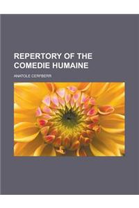 Repertory of the Comedie Humaine
