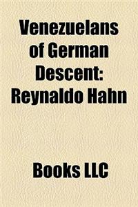Venezuelans of German Descent