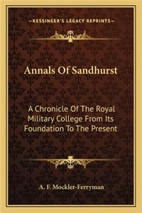 Annals Of Sandhurst