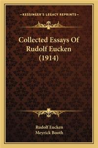 Collected Essays of Rudolf Eucken (1914)